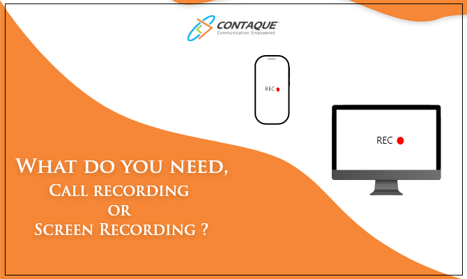 call recording or screen recording